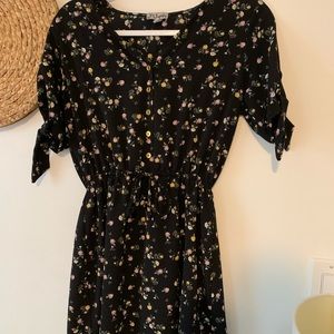 Black Floral Dress